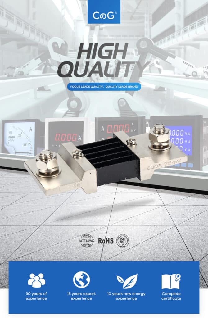 FL-2 DC Current Shunt Series 600A