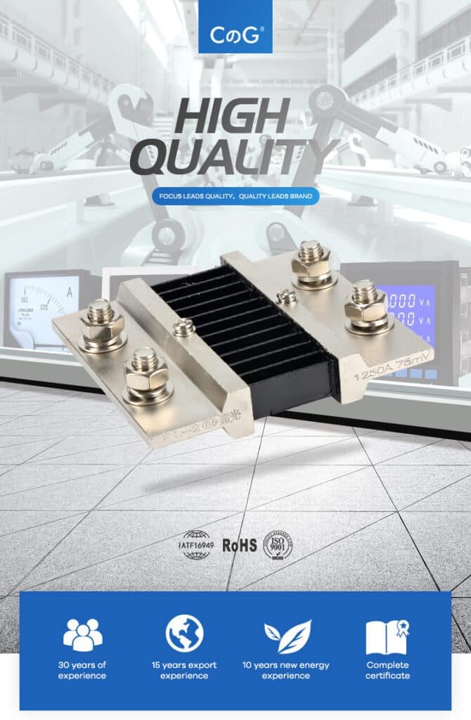 FL-2 DC Current Shunt Series 1250A