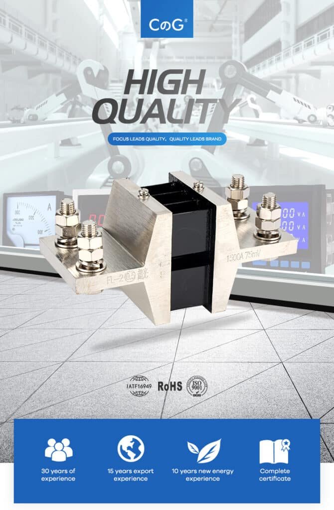 FL-2 DC Current Shunt Series 1500A Large
