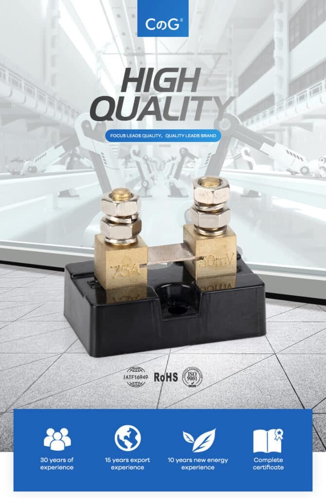 FL-15 USA DC Shunts Series 1 to 125A