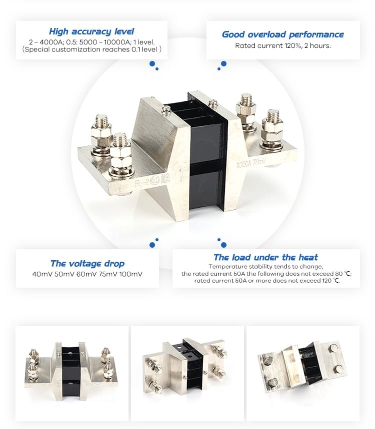 FL-2 DC Current Shunt Series 1500A Large