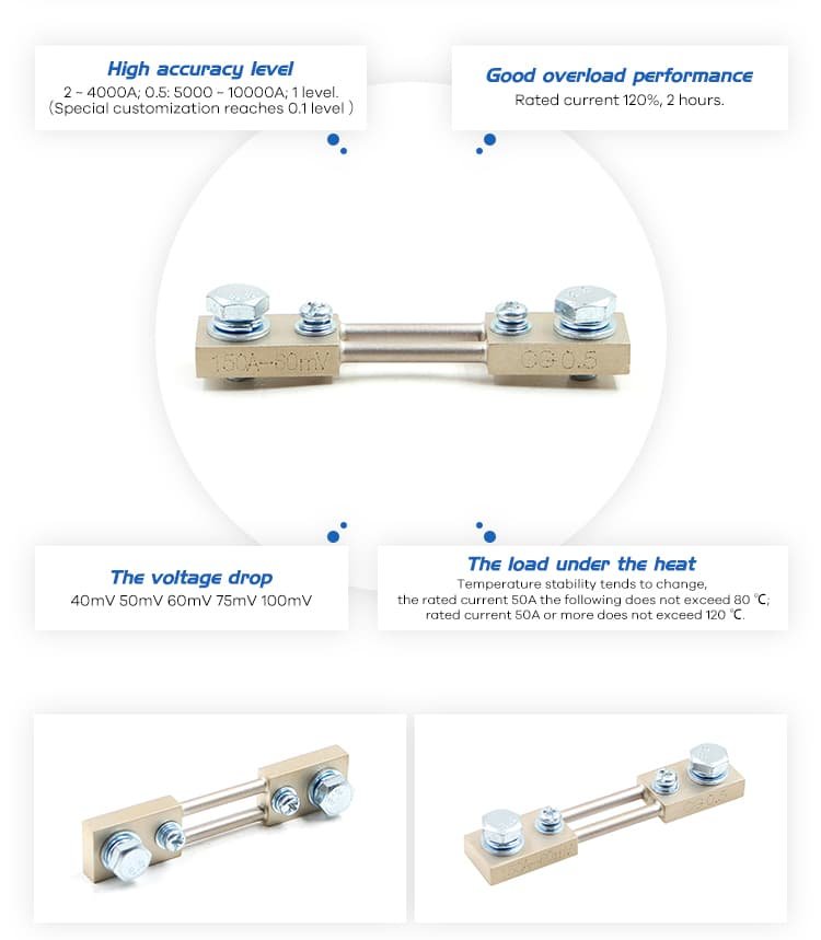 FL-2D Din Shunts Series 150A 60mV