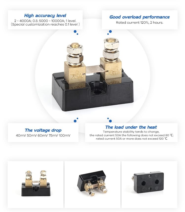 FL-15 USA DC Shunts Series 1 to 125A