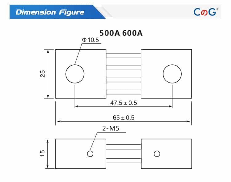 FL-19 Welding DC Shunt 500A