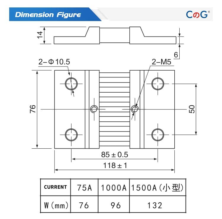 FL-39 DC Shunts Series 1000A